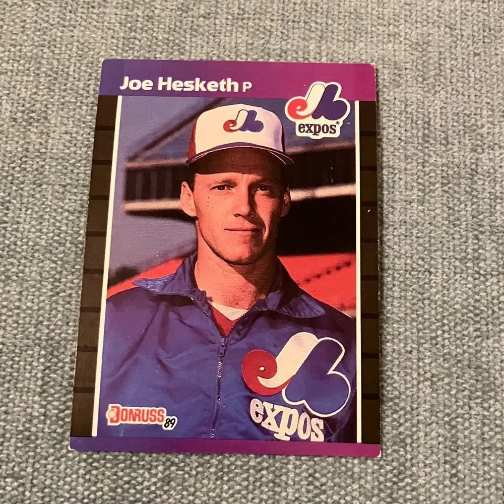 1989 Donruss Montreal Expos Baseball Card Trading Card